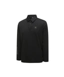 Men's Back Signature Logo Long T-Shirt - Black
