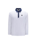 [Legacy Sale] Men's Sleeve Ventilation Cold Fabric Long T-Shirt - White