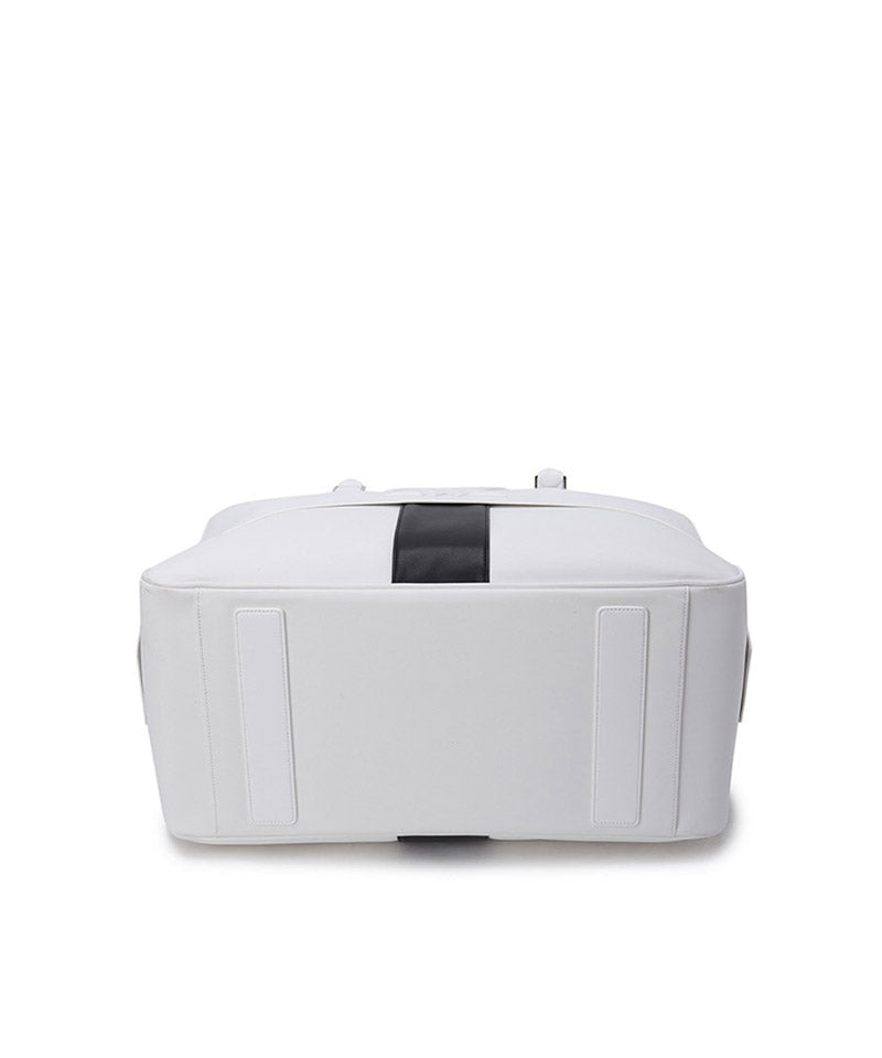 Layered Boston Bag - White