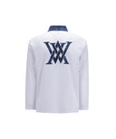 [Legacy Sale] Men's Sleeve Ventilation Cold Fabric Long T-Shirt - White