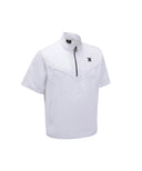 ANEW GOLF Men's SM Short Sleeve Anorak Jacket - White