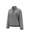 [Signature] Women's Half Zip-Up L/TS - Grey