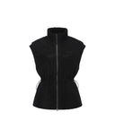 ANEW Golf Women Material Mix Down Goose Down Vest - Black