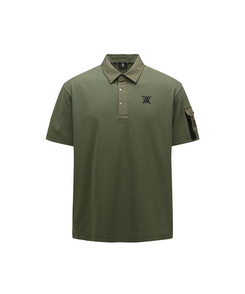 Legacy Sale] Men's Sleeve Pocket Short T-Shirt - Khaki – Anew Golf USA