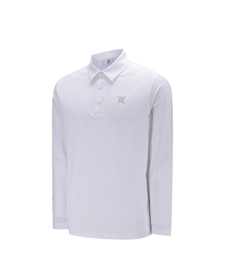 ANEW Golf Men's Band Detail Long T-Shirt - White