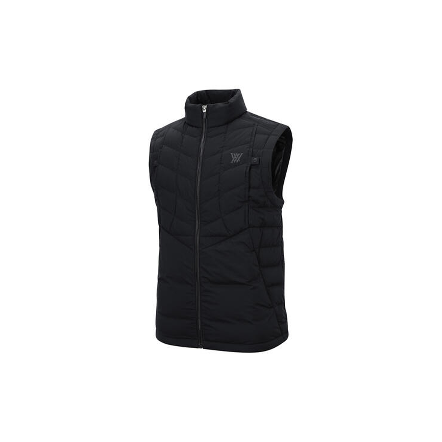 ANEW Golf Men Incision Point Down Vest - Black