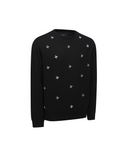 ANEW Golf Men's Logo Pattern Wind Block Pullover - Black
