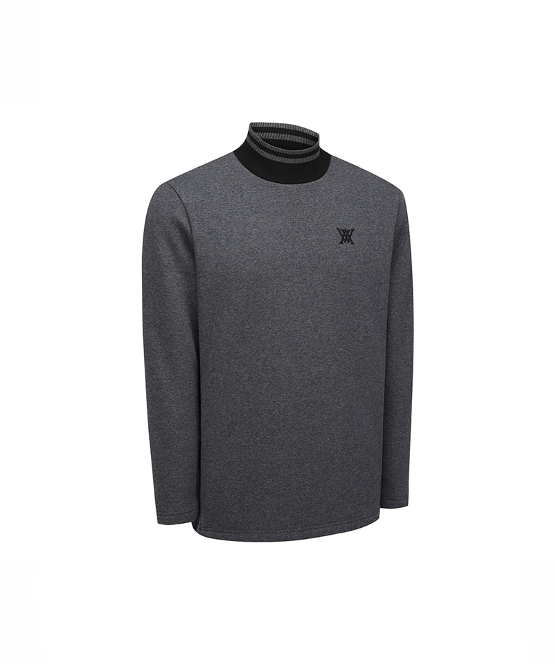 ANEW Golf Men Winter High Neck L/TS - Charcoal Grey