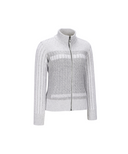 ANEW Golf Women Two Tone Wind Block Zip-up Cardigan - Ivory