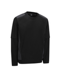 [Signature] Men's Round Neck Anorak Jacket - Black