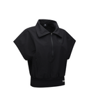ANEW Golf Women's SM Short Sleeve Anorak Jacket - Black