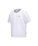 ANEW GOLF Men's SM Air Fan Short Sleeve Anorak Jacket - White