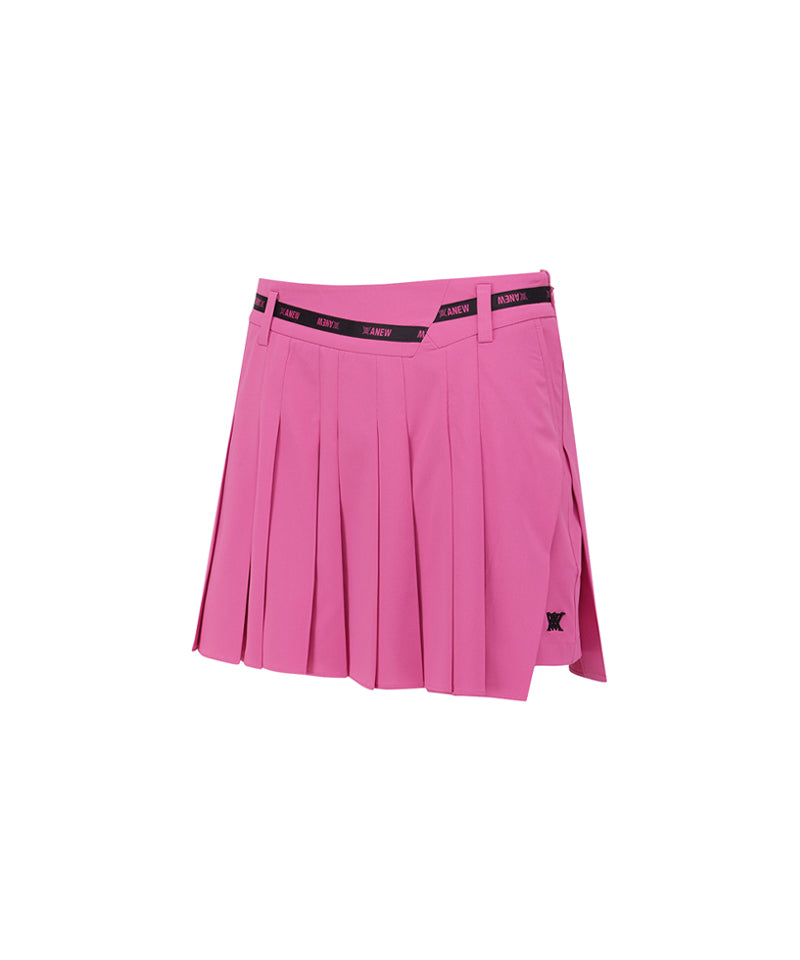Anew Golf Women's SM Incision Pleated Half Pants - Hot Pink