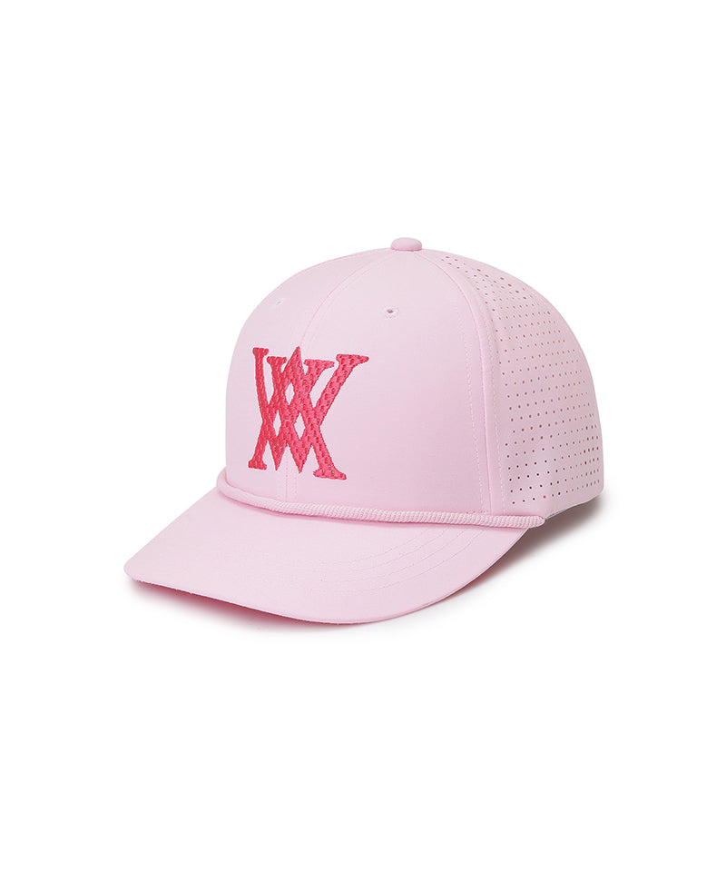 Women's Wave Camo Punching Snapback -  Pink