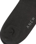 Women's Two Line Points Knee Socks - D/Gray