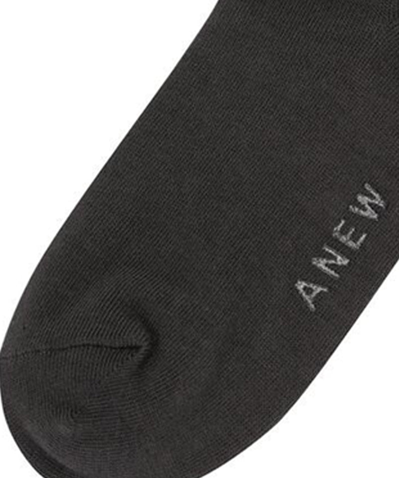 Women's Two Line Points Knee Socks - D/Gray