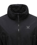 Women's Shirring Point MA-1 Jacket - Black