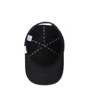 Unisex Applique Cap - Black
