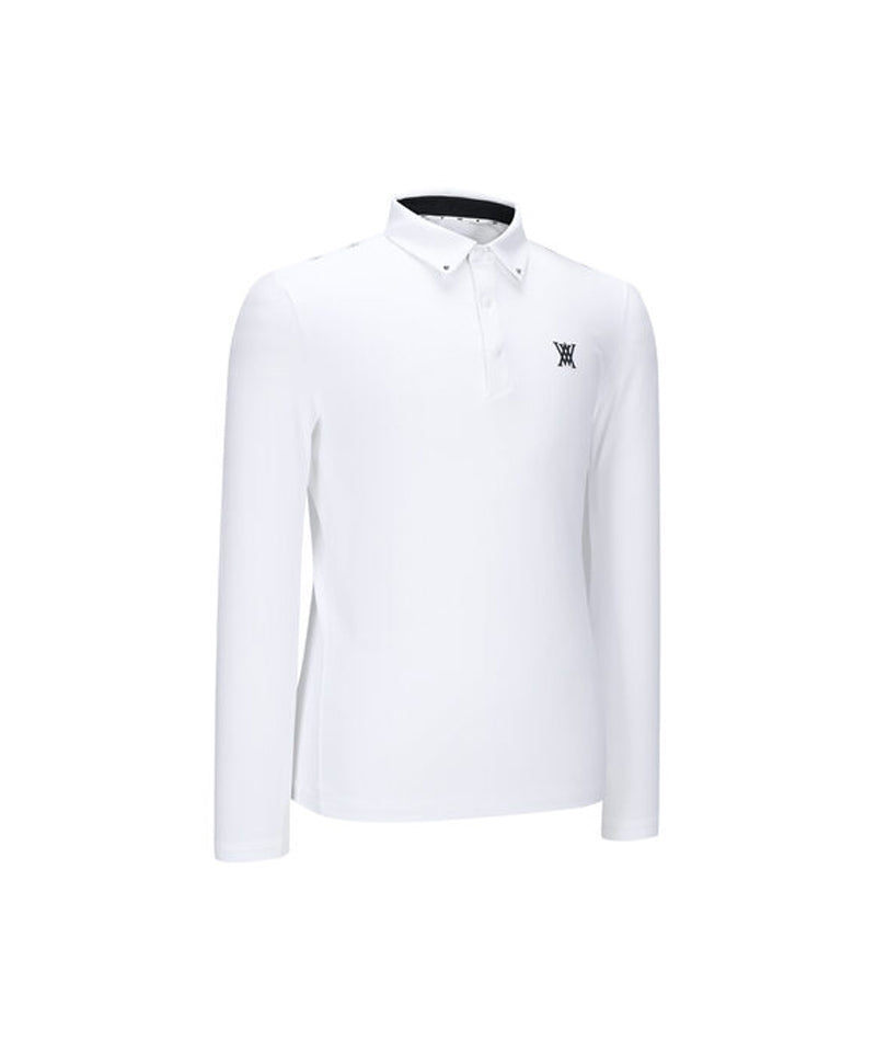 Men's Signature Logo L/TS - Off-White