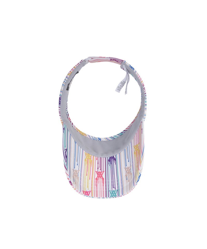Unisex Color Pattern Visor - Multi