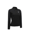 ANEW Golf Women's SP Signature Logo Hybrid Long T-Shirt - Black