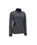 ANEW Golf Women's Winter High Neck Long T-Shirt - Charcoal Gray
