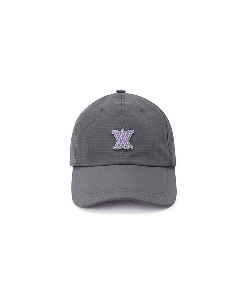 Nylon Rip Stop Ball Cap - Grey