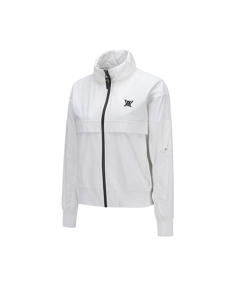 Women's Summer Windbreaker Jacket - White