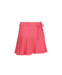 Women's Ribbon Pleats Skirt - Coral