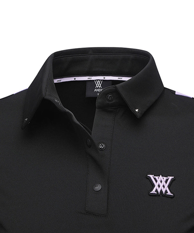 [Season End] Women's Back Signature Logo Long T-shirt - Black