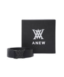Women's Logo Punching Belt - Black