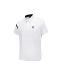 Anew Golf Men's SM Signature Logo Short T-Shirt - White