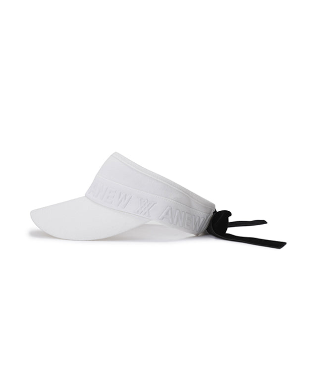 Volume Logo Winter Visor Women's- White