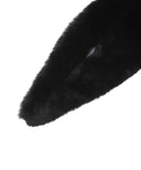 Woman's Fluffy Muffler - Black