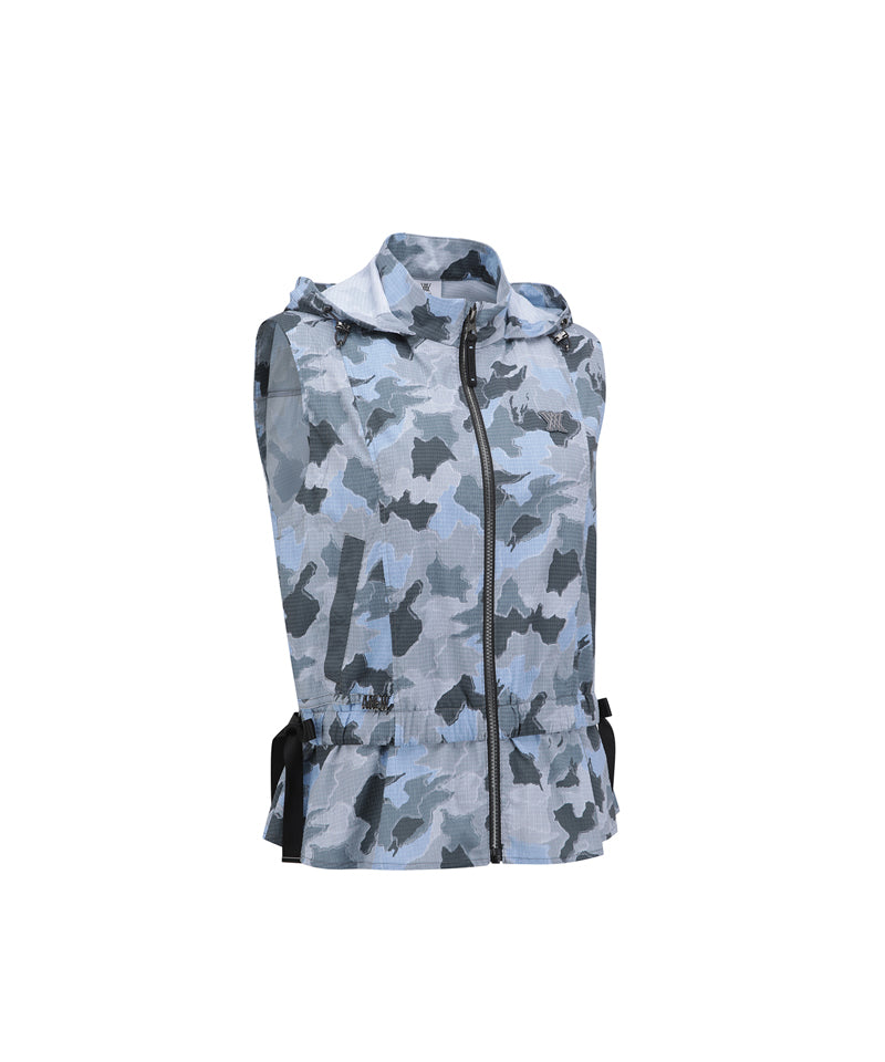 ANEW GOLF Women's SM Wave Pattern Vest - Blue