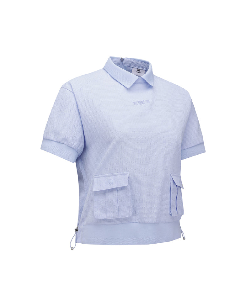 ANEW Golf Women's SM New Silhouette Short T-Shirt - Light Blue