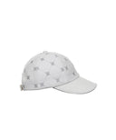 Women's Monogram Wide Ball Cap - White