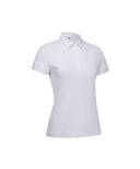 ANEW Golf Women's SM Black Finish Jacquard Short T-Shirt  - White