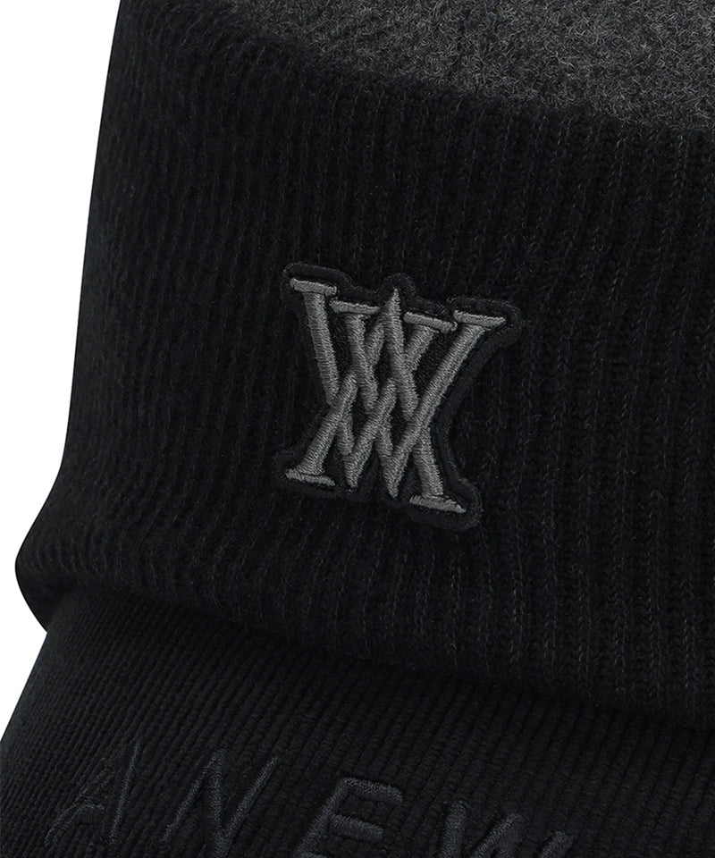 ANEW Golf Men's Knit Band Ball Cap - Black