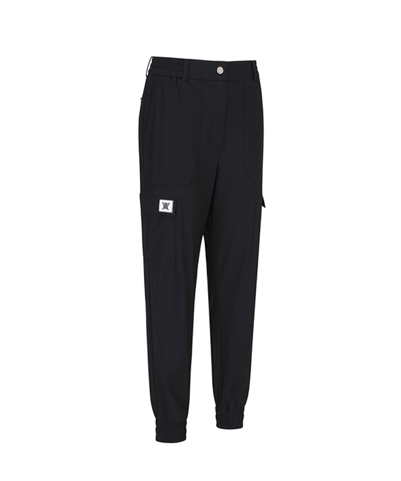 Women's Tricot Cargo Jogger L/PT - Black