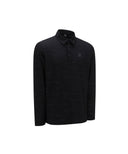 Men's Camo Pattern Long T-Shirt - Black
