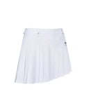 Women Pleats Half H/PT - White