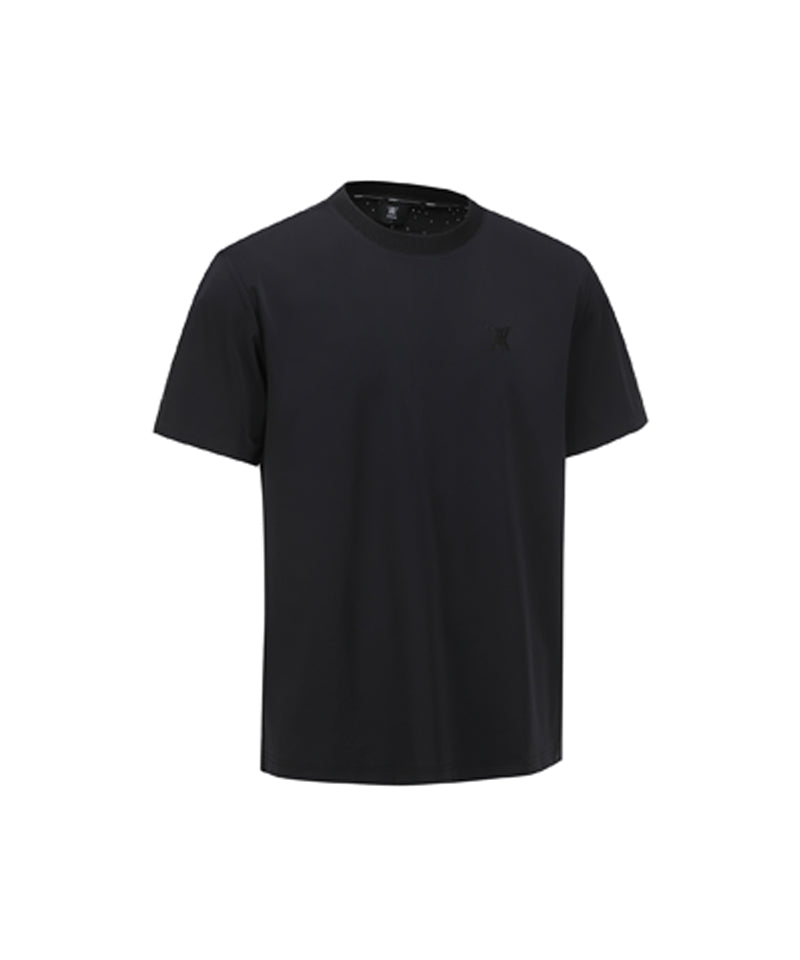ANEW Golf Men's SM Black Finish Round Short T-Shirt - Black