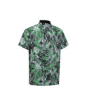ANEW GOLF Men's SM Tropical Pattern Short T-Shirt - Green