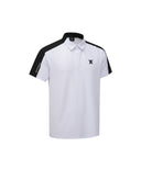 ANEW GOLF Men's SM Block Point Short T-Shirt - White