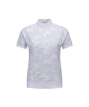Women New Camouflage Short T-Shirt - White