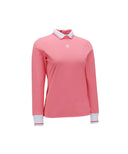 Women's Cuffs Point Long T-Shirt - Coral