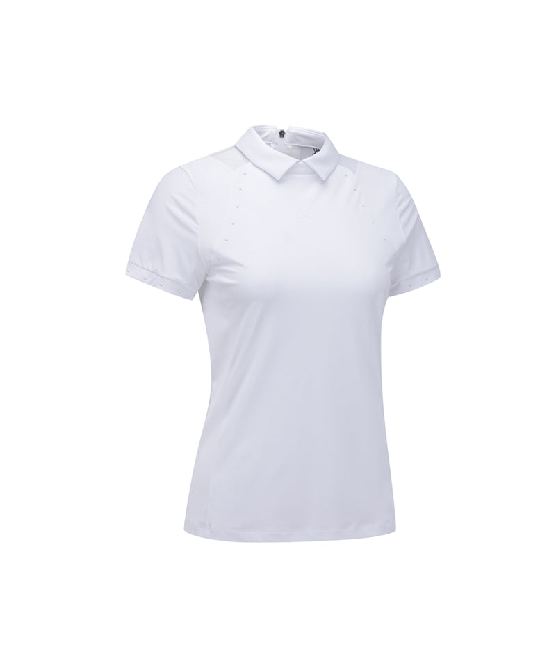 ANEW Golf Women's SM Hybrid Short T-Shirt - White