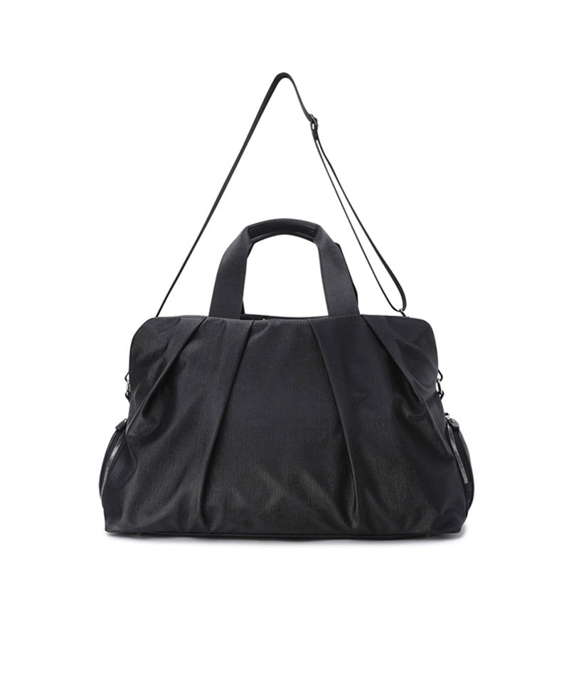 Shirring Boston Bag - Black