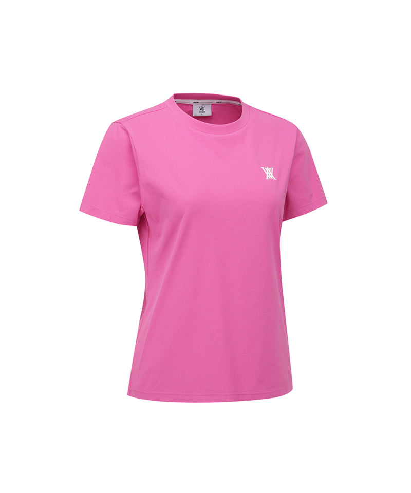 ANEW Golf Women's SM Essential Round Short  T-Shirt - Hot Pink